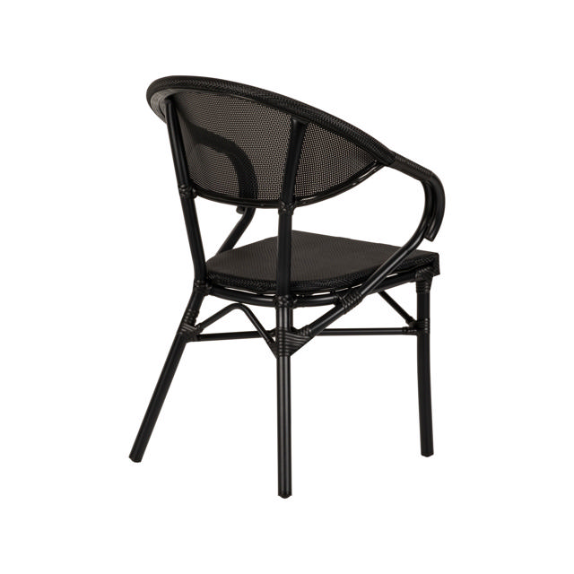 DALILA OUTDOOR CHAIR  57X57X82CM - BLACK