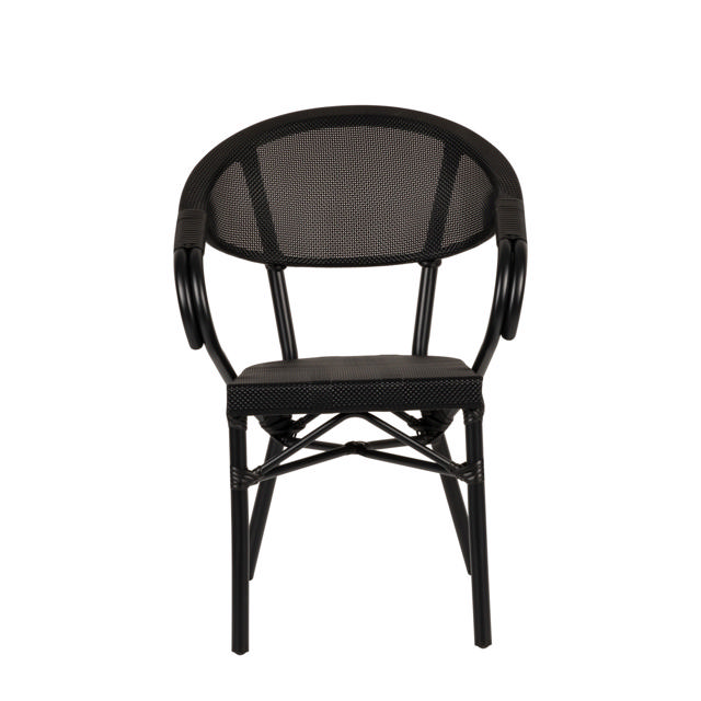 DALILA OUTDOOR CHAIR  57X57X82CM - BLACK