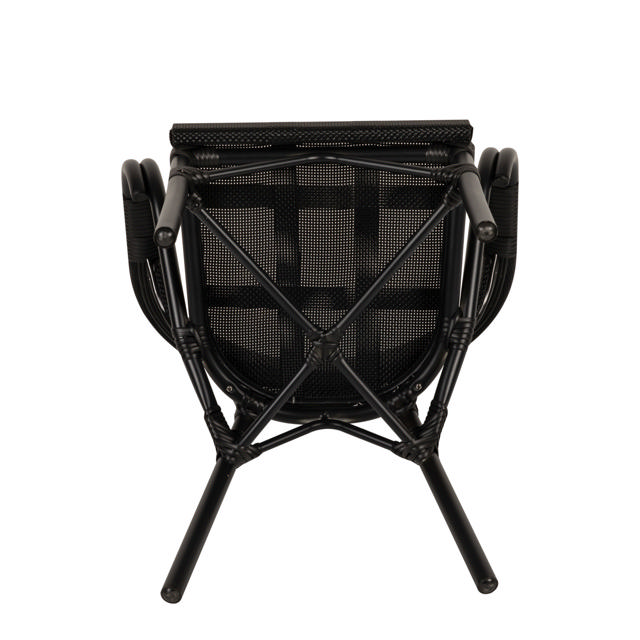 DALILA OUTDOOR CHAIR  57X57X82CM - BLACK