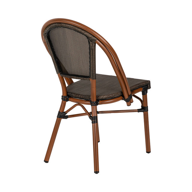 DALILA OUTDOOR CHAIR  50X56X86CM - BLACK/BAMBOO