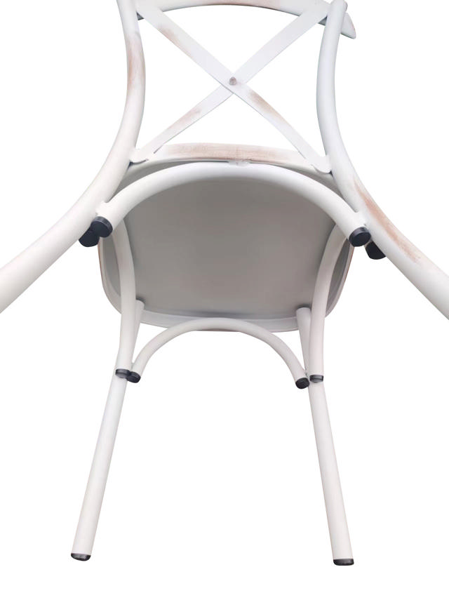 ARTE LIBRE CHAD OUTDOOR CHAIR 44X52X87CM - WHITE