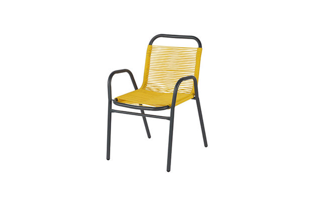 MIA METAL CHAIR - YELLOW