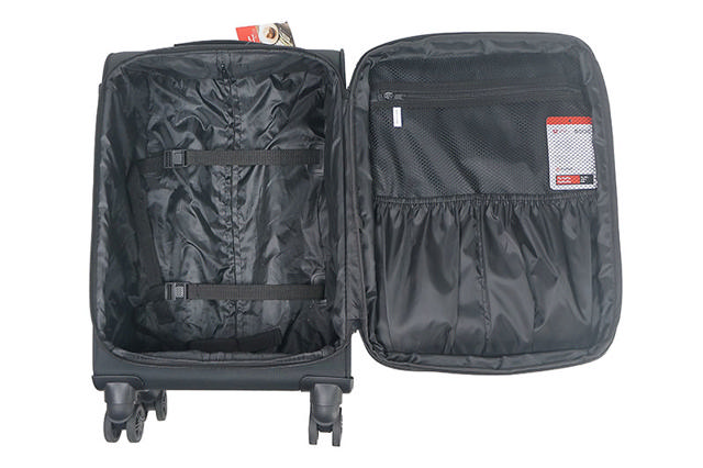 PACK&GO SOFT LUGGAGE EXTENDABLE 24 INCH BLACK