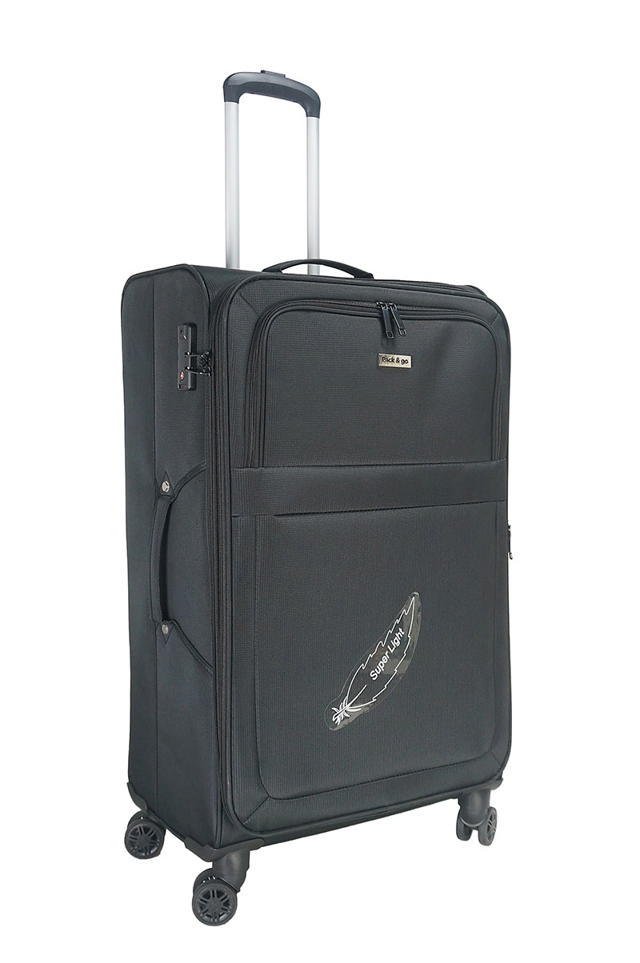 PACK&GO SOFT LUGGAGE EXTENDABLE 28 INCH BLACK