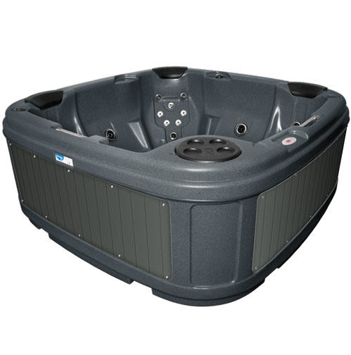 ROTOSPA DURA S160 ΣΚΟΥΡΟ ΓΚΡΙΖΟ 5-6 ΑΤΟΜΑ 199X199X77CM