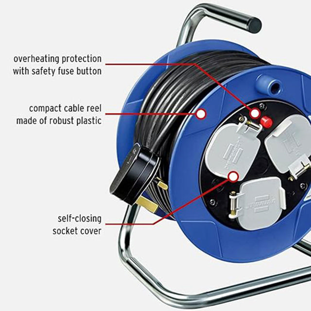 BRENNENSTUHL 1078187900 CABLE REEL 15M BLUE 