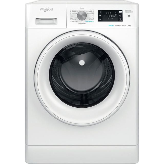 WHIRLPOOL WASHING MACHINE 9KG 1400RPM - WHITE