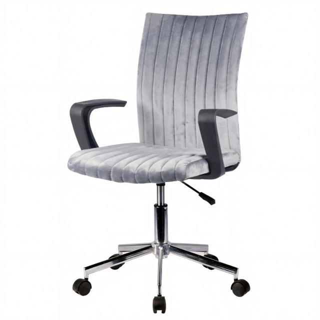 ROXY OFFICE CHAIR VELVET GREY