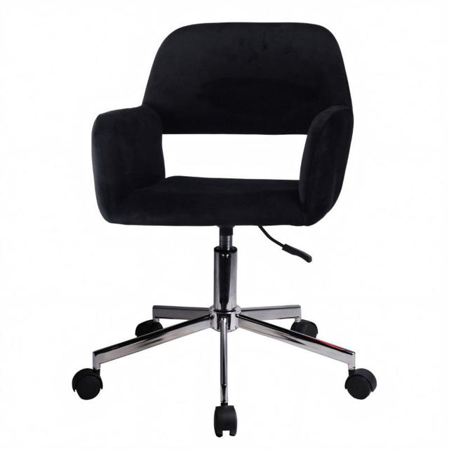 KLOI OFFICE CHAIR VELVET BLACK