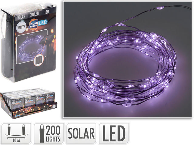 SOLAR LIGHTING 200LED WIRE