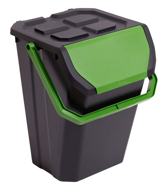 FRIDA RECYCLING BIN 37L GREEN