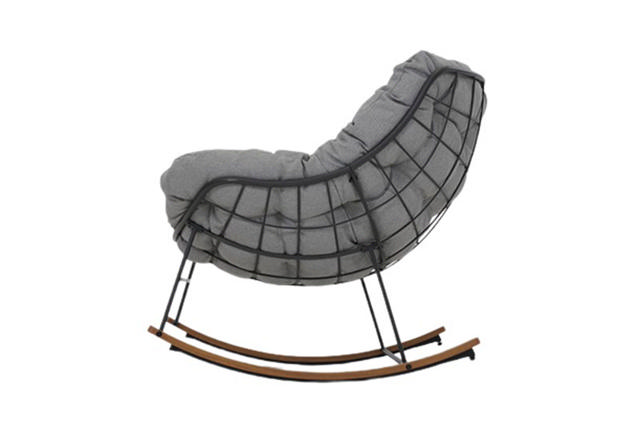 ROYAL ROCKING CHAIR 97X101X87CM - GREY