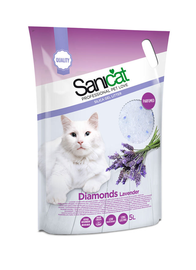 SANICAT ΑΜΜΟΣ ΥΓΙΕΙΝΗΣ ΓΙΑ ΓΑΤΕΣ  DIAMONDS ΛΕΒΑΝΤΑ 5L