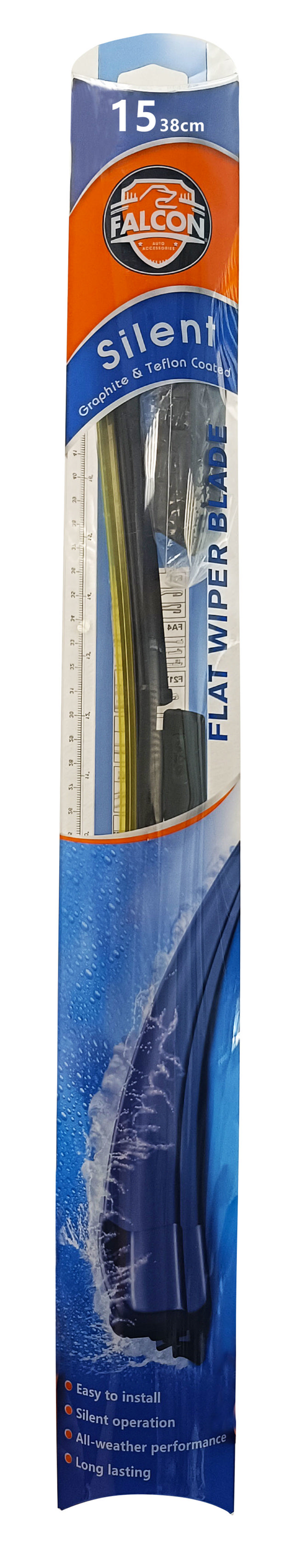 FALCON FLAT WIPER BLADE 38CMX15IN.