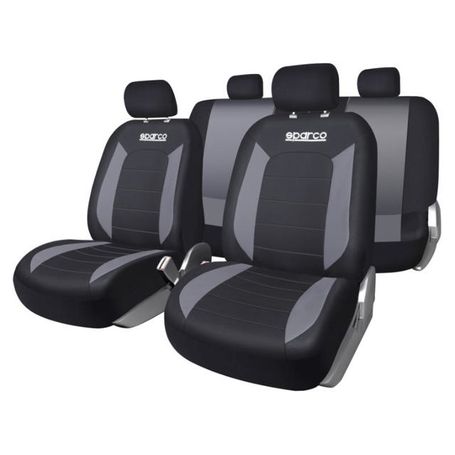 SPARCO SEAT COVER SET BL/GR