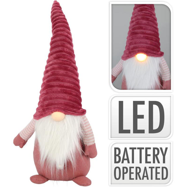 GNOME STANDING 57CM PINK