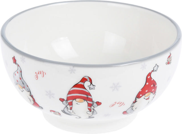 BOWL SM GNOME 14X7 2 DESIGNS