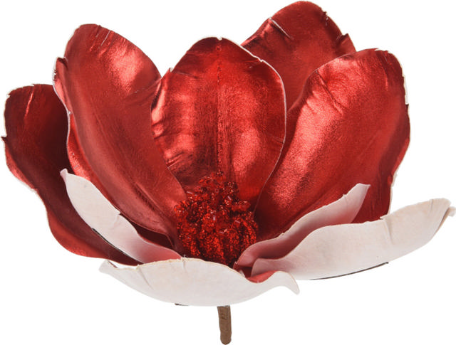 MAGNOLIA ON CLIP ΚΟΚΚΙΝΟ 22CM