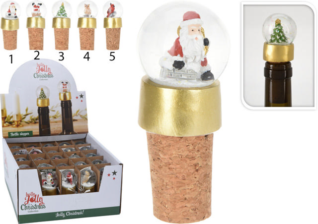 BOTTLE STOP XMAS IN 5 DIFFERENT DESIGNS