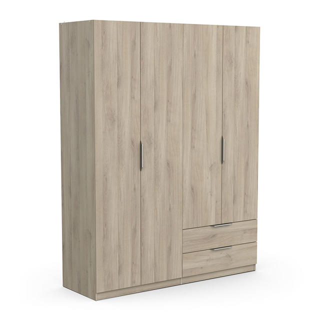 GHOST WARDROBE 4DRS/2DRW OAK