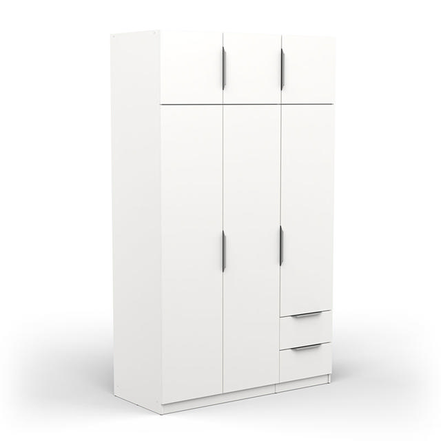 GHOST WARDROBE 6DR/2DRW WHT