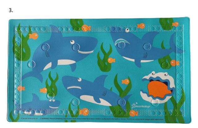 DREAMBABY NON-SLIP BATH MAT - 3 ASSORTED DESIGNS