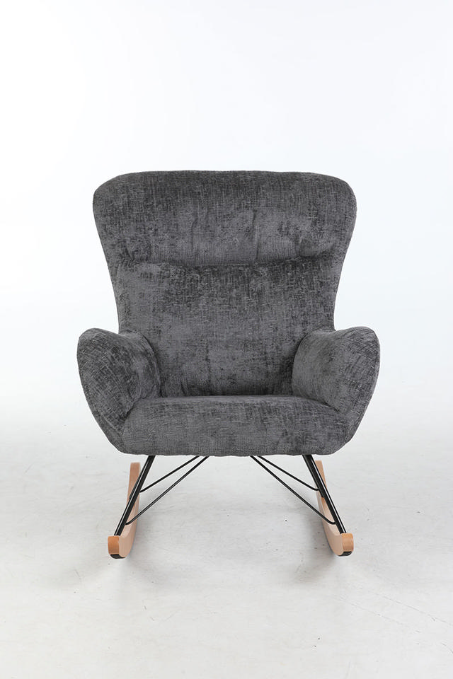 CHRIS ROCKING ARMCHAIR GREY