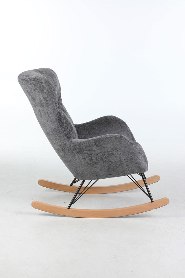 CHRIS ROCKING ARMCHAIR GREY