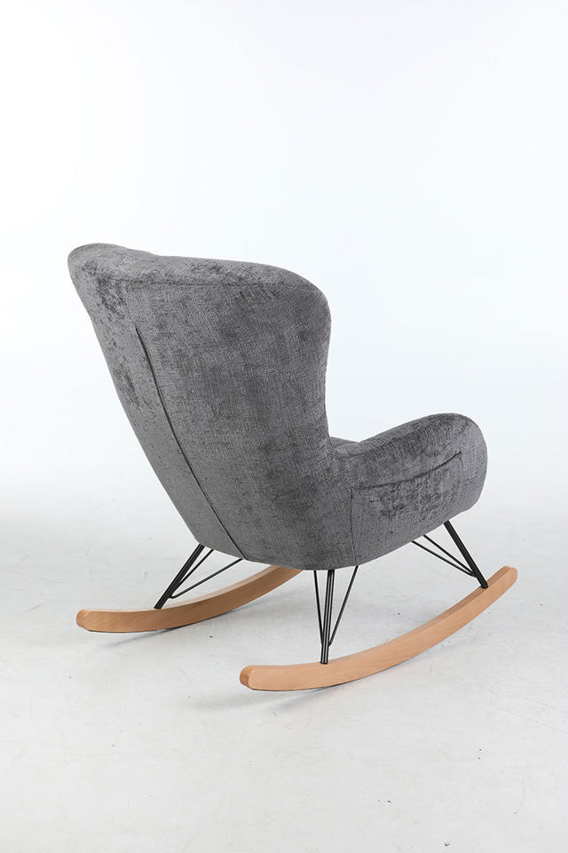 CHRIS ROCKING ARMCHAIR GREY