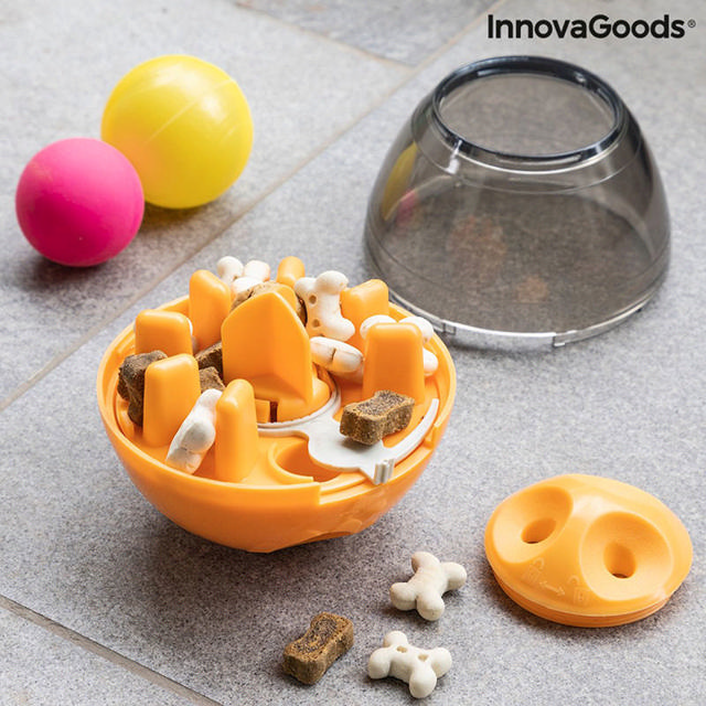 INNOVAGOODS 2IN1 TREAT DISPENSER TOY FOR PETS 