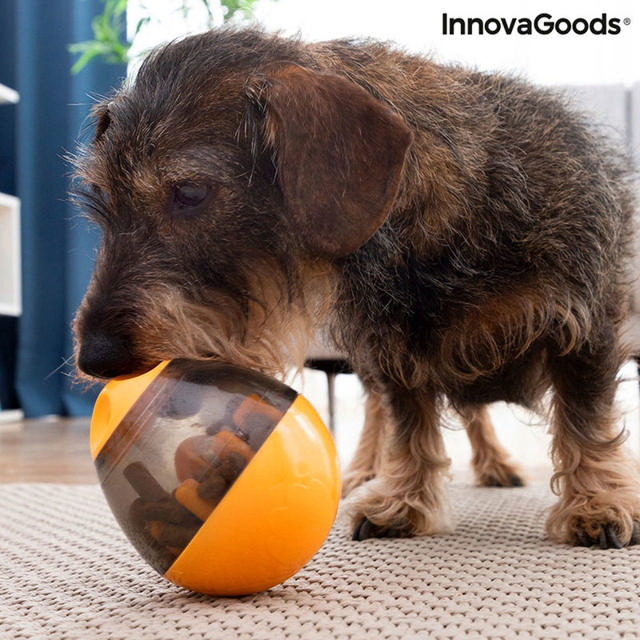 INNOVAGOODS 2IN1 TREAT DISPENSER TOY FOR PETS 