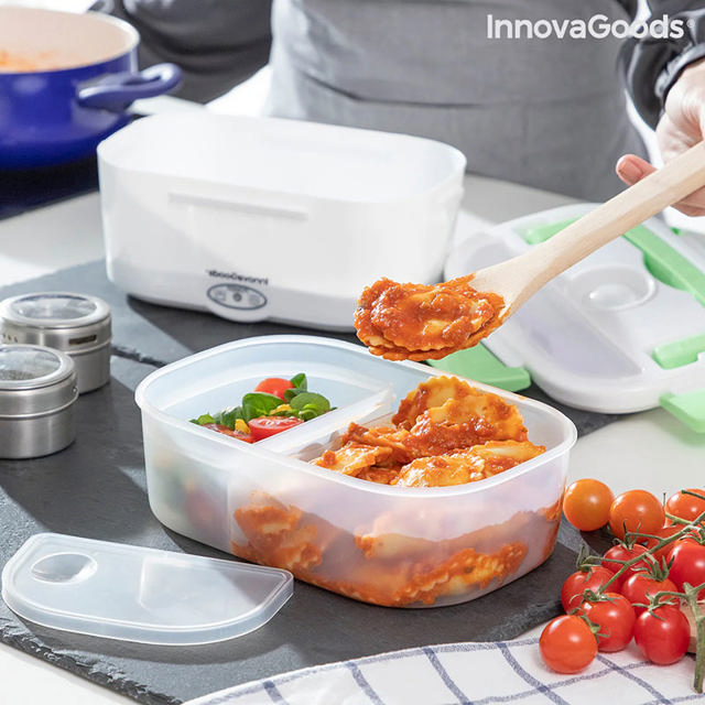 INNOVAGOODS ELECTRIC LUNCH BOX WITH INFRA-RED HEAT SYSTEM - 1.05L