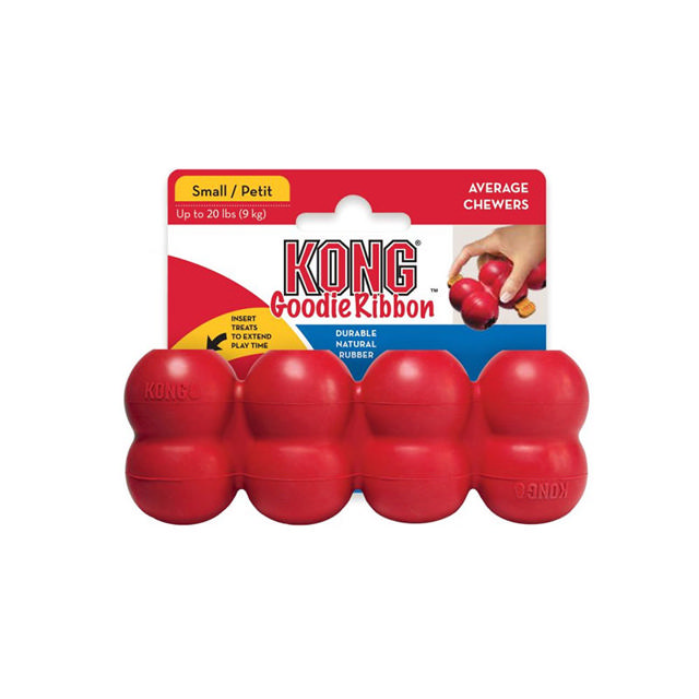 KONG GOODIE RIBBON S RED