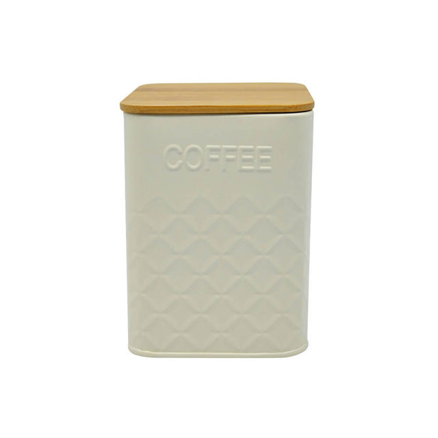 ANKOR ROMVOS SQ COFFEE JAR BEIGE