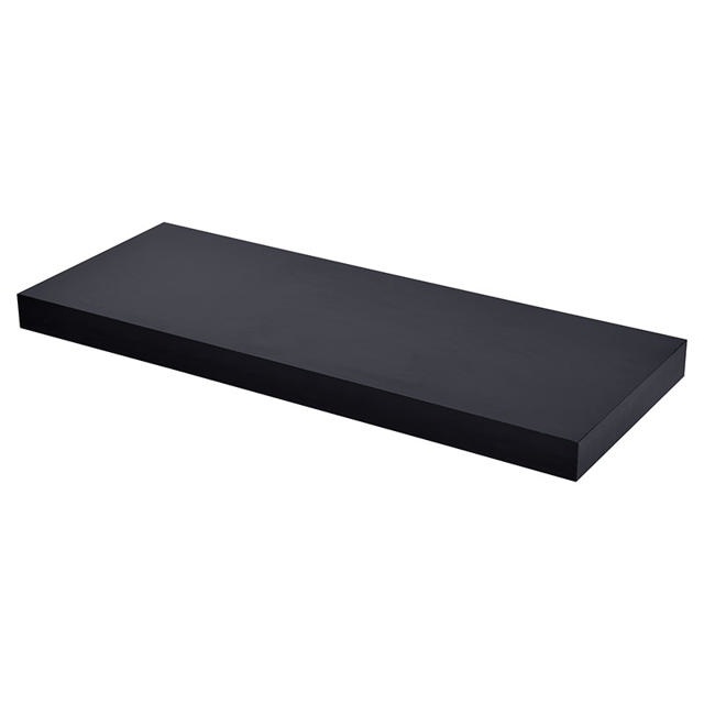 DURALINE FLOATING SHELF XL4 60X23.5CM LACQUERED BLACK