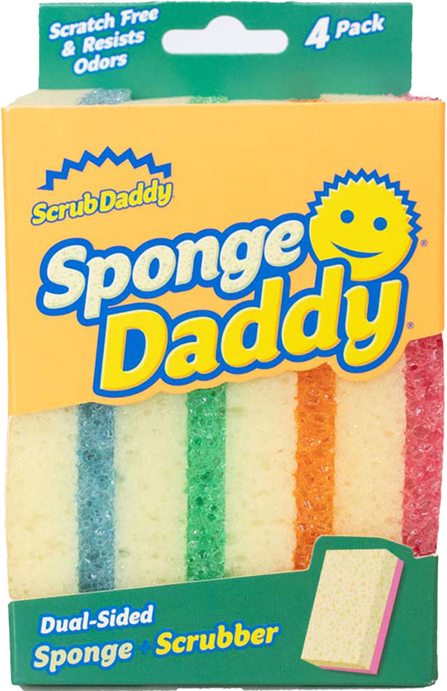 SCRUB DADDY SPONGE DADDY 4 PACK