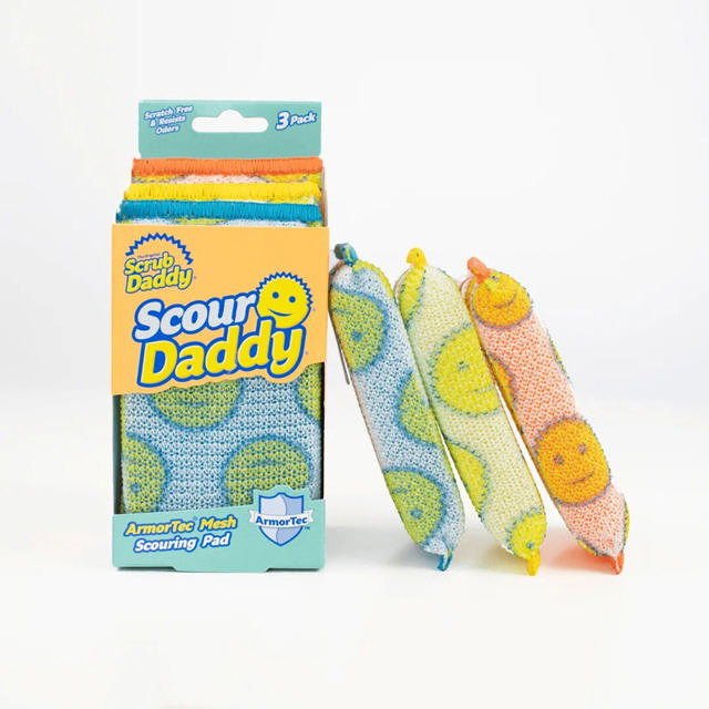 SCRUB DADDY SCOUR DADDY 3 PACK