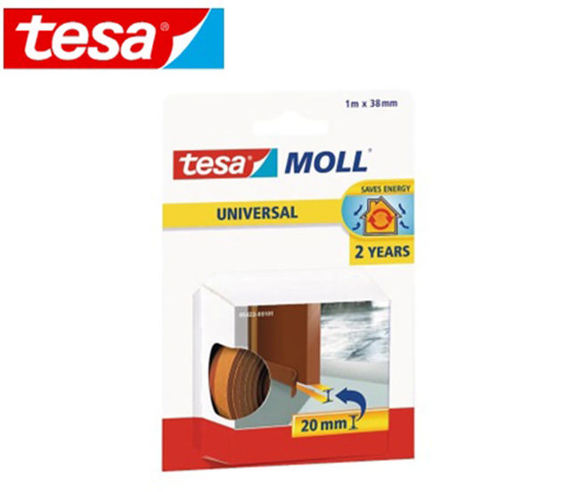 TESA FOAM DOOR MOLL 1MX38MM BROWN 