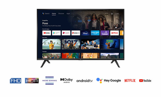 TCL 32 INCHES LED ANDROID TV