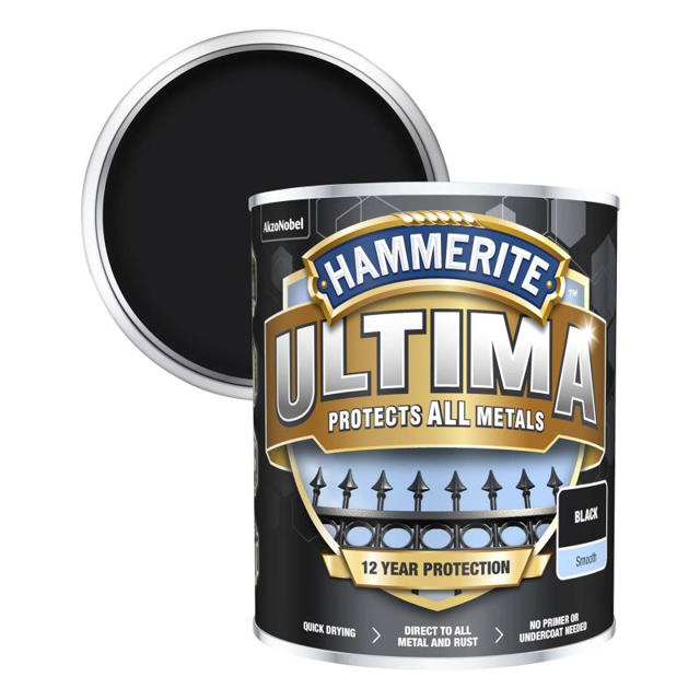 HAMMERITE ULTIMA ΛΕΙΟ ΜΑΥΡΟ 2.5L