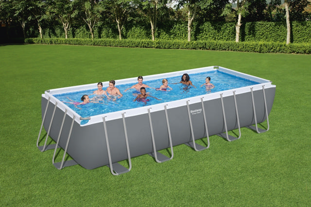 BESTWAY 5611Z POWER STEEL RECTANGULAR POOL SET 640X274X132CM