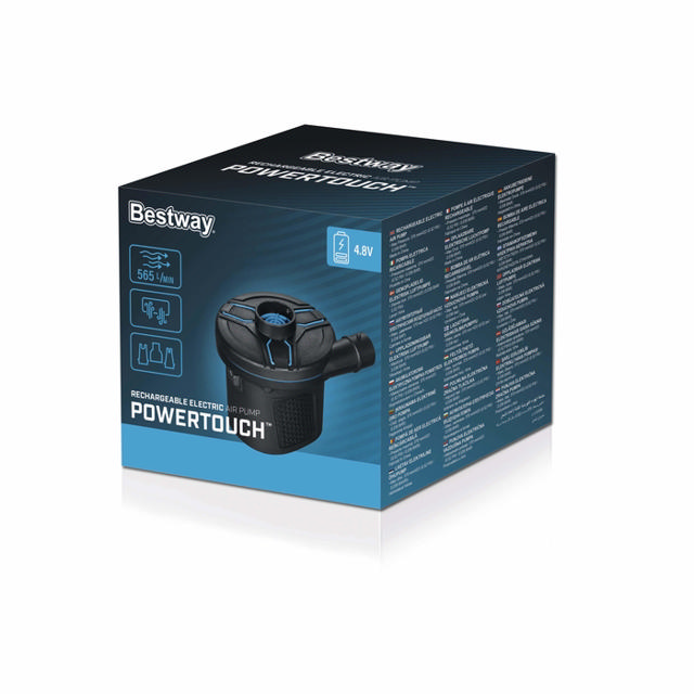 BESTWAY 62260 POWERTOUCH RECHARGEABLE ELECTRIC AIR PUMP