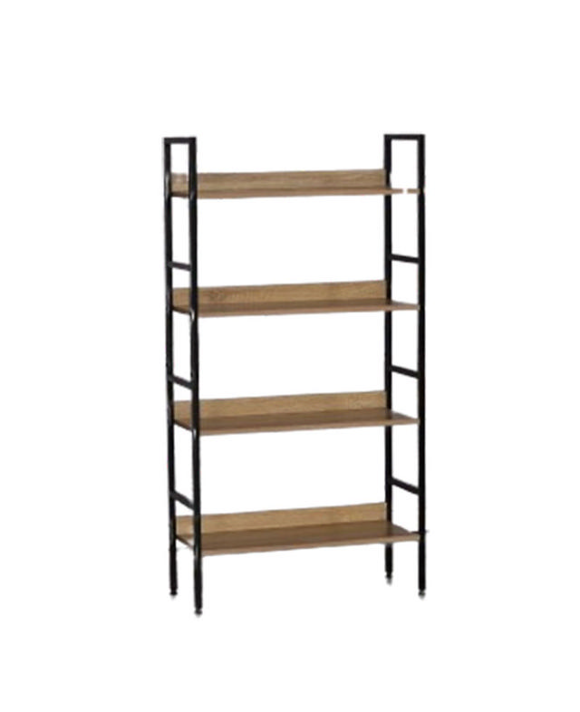 MAROCO SHELF 4 TIER BLACK 60X28X126CM