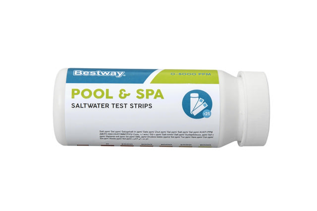 BESTWAY 58767 POOL & SPA SALTWATER TEST STRIPS