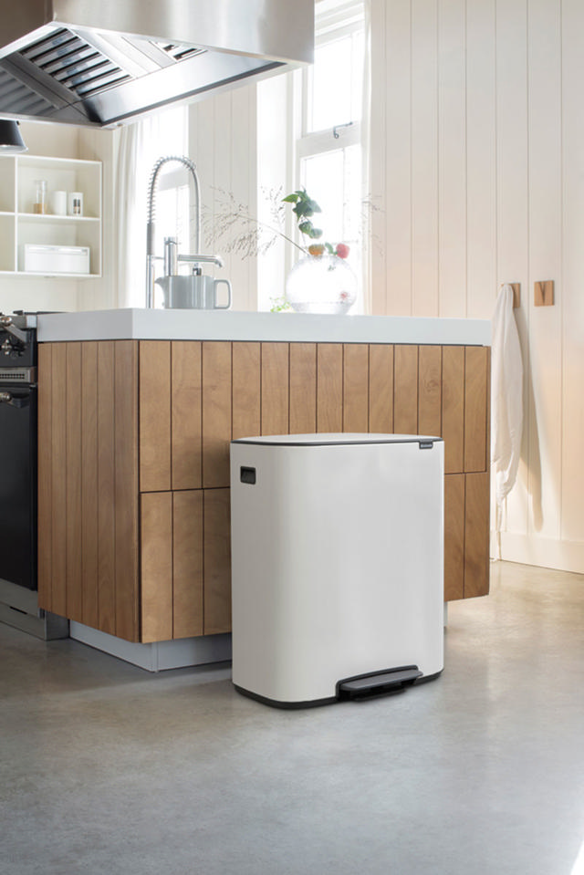 BRABANTIA BO ΚΑΔΟΣ ΜΕ ΠΕΤΑΛΙ 2X30L ΛΕΥΚΟΣ