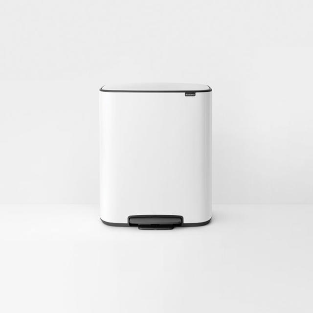 BRABANTIA BO ΚΑΔΟΣ ΜΕ ΠΕΤΑΛΙ 2X30L ΛΕΥΚΟΣ