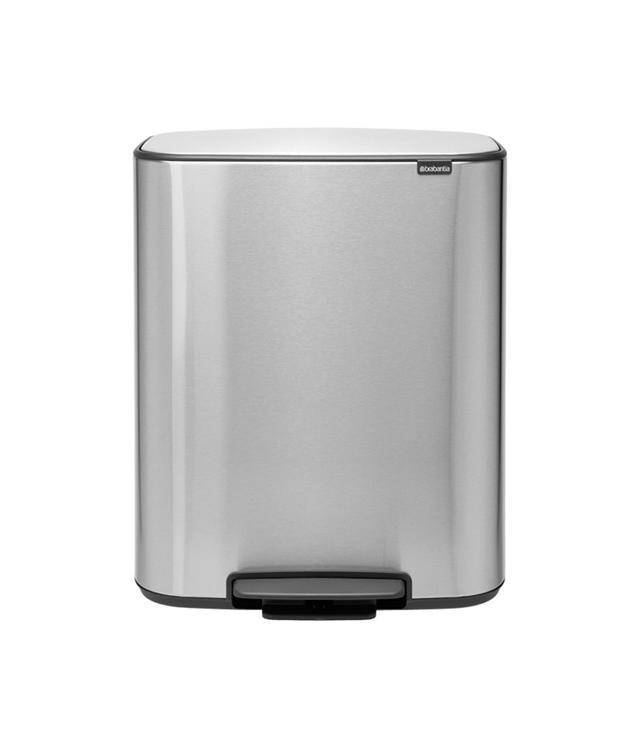 BRABANTIA BO PEDAL BIN 2x30L MATT STEEL