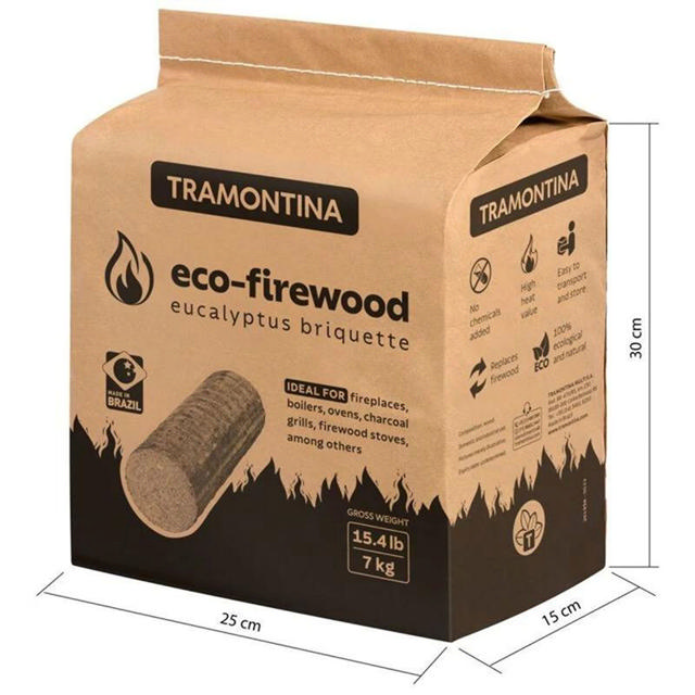 TRAMONTINA EUCALYPTUS BRIQUETTE 7KG