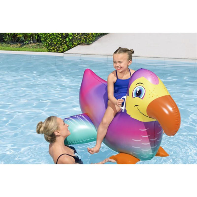 BESTWAY 41504 DANDY DODO KIDS RIDE-ON POOL FLOAT 141Χ113CM