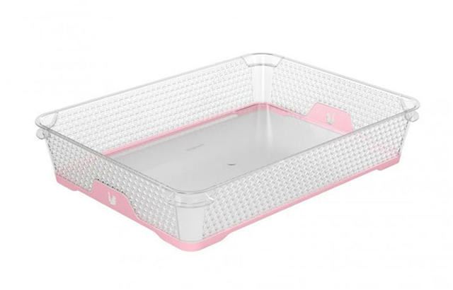 KEEPER MINI STORAGE BASKET PINK